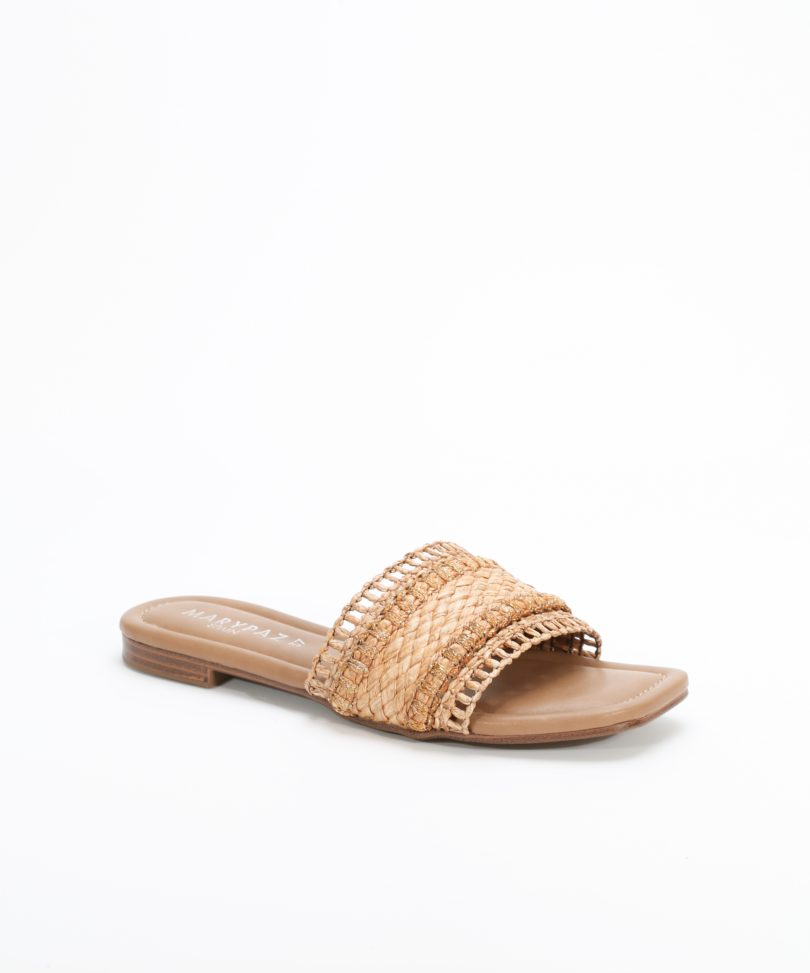 Sandalias planas rafia image number null